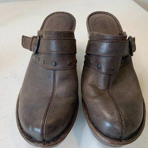Born Platform Brown Clogs 8 /39